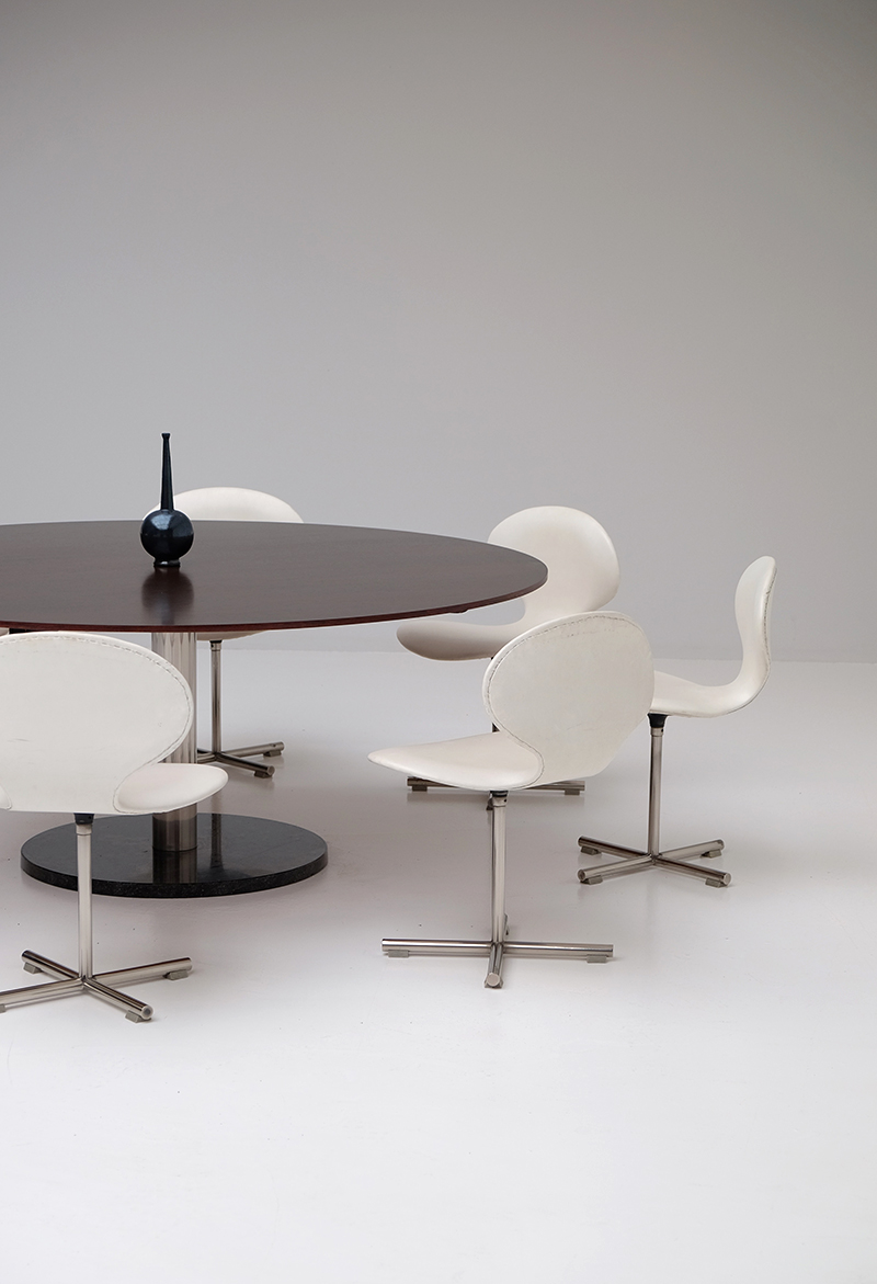 Alfred Hendrickx dining / conference table and swivel chairs image 5